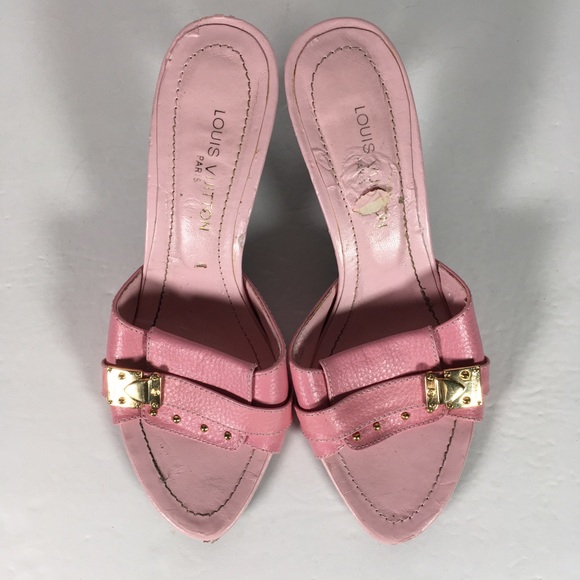 Pink Louis Vuitton Heels size 7.5 - Picture 14 of 16
